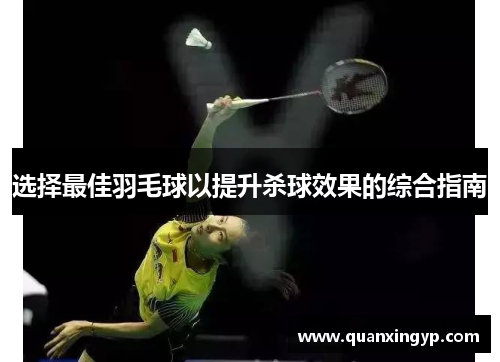 选择最佳羽毛球以提升杀球效果的综合指南