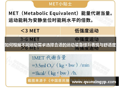 如何根据不同运动需求选择合适的运动装备提升表现与舒适度